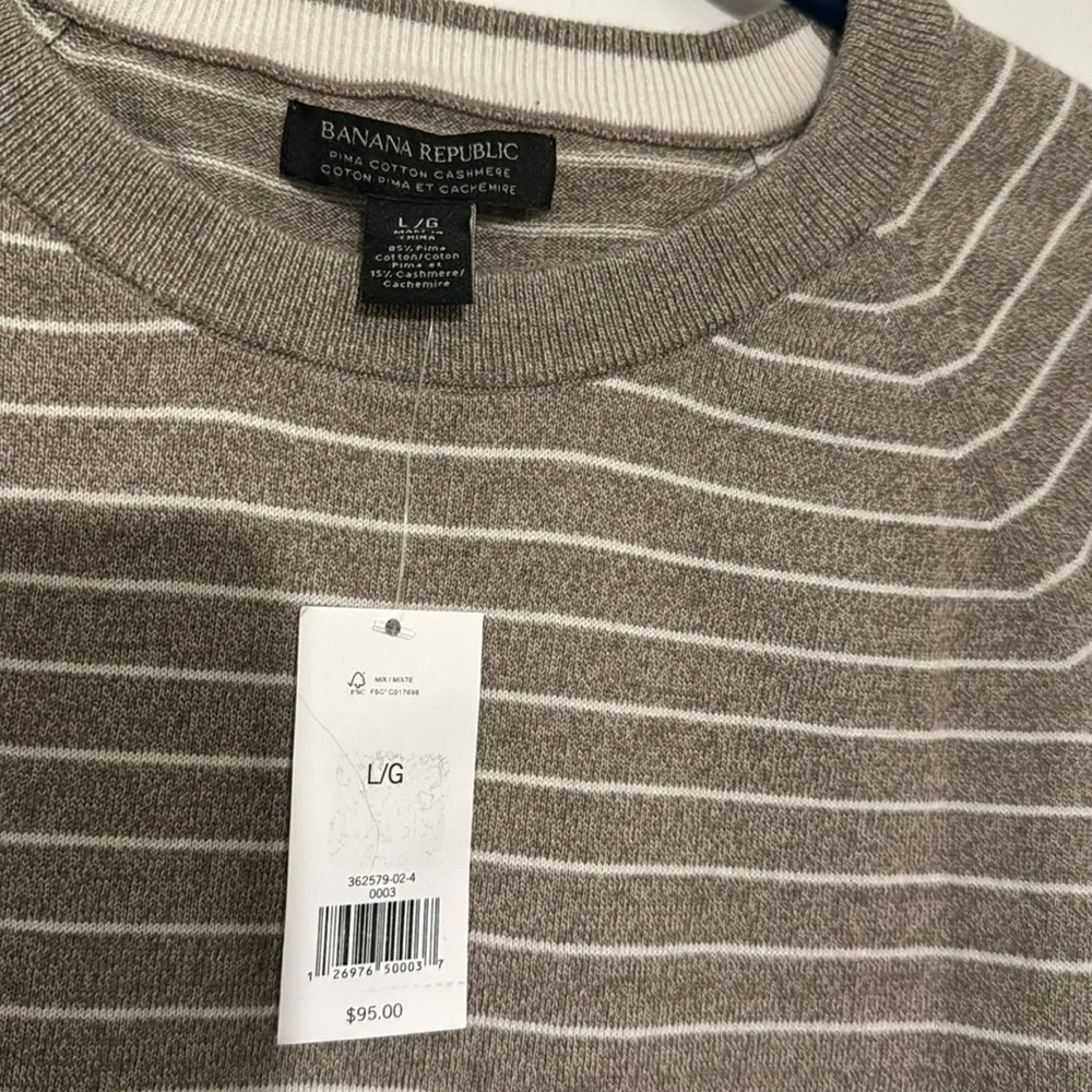 NEW! Men’s prima cotton/cashmere sweater - Picture 4 of 5